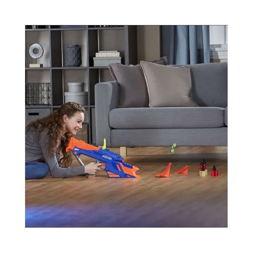 Nerf - Pistola per bambini Nitro MotoFury Rapid Rally + 9 auto