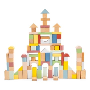 New Classic Toys - Blocchi in legno 100 pz