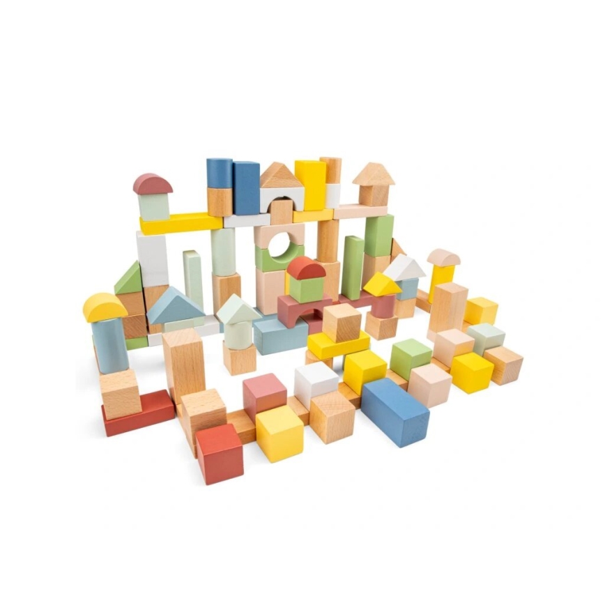 New Classic Toys - Blocchi in legno 100 pz