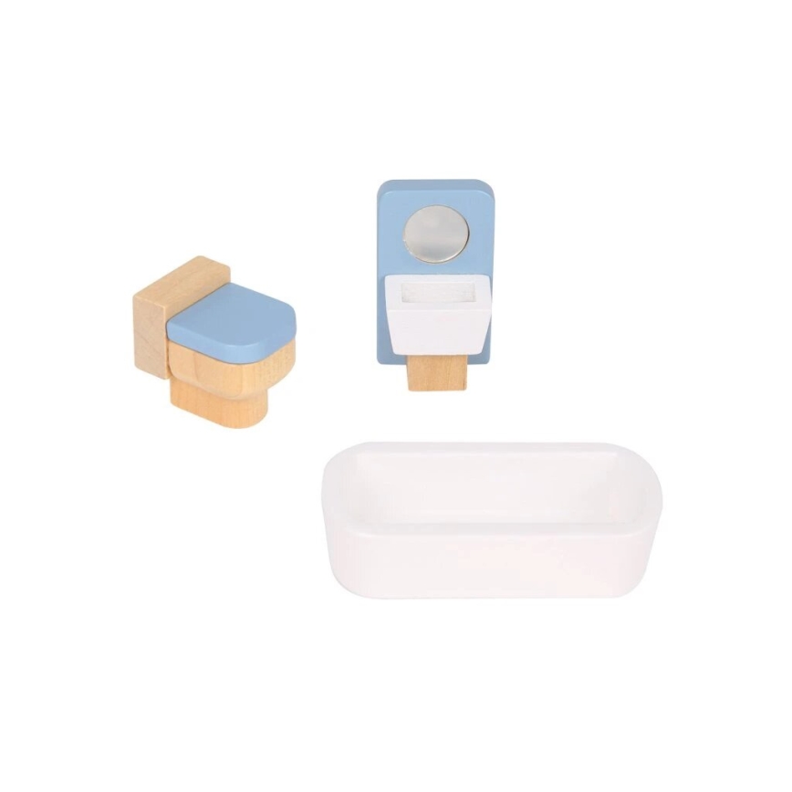 New Classic Toys - Casa delle bambole in legno rosso