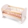 New Classic Toys - Letto in legno per bambole rosa