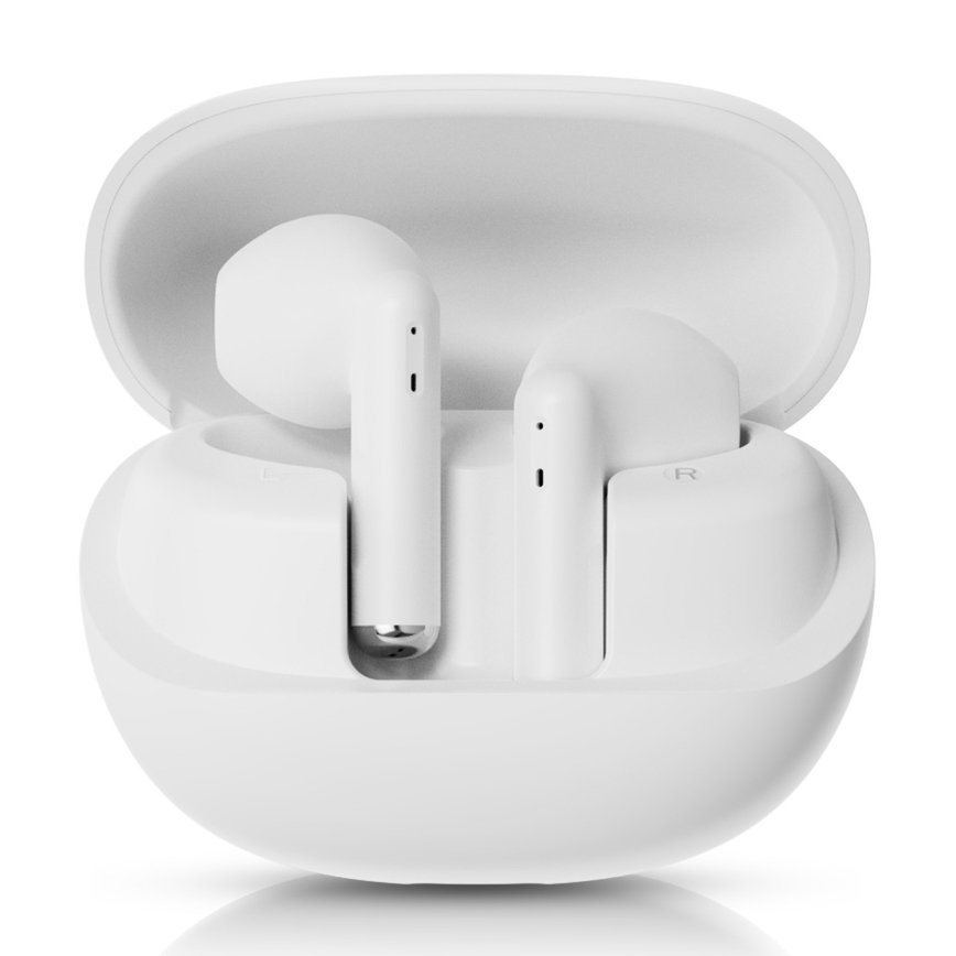 Niceboy Beans 4 - Auricolari wireless 300 mAh + 2x 35 mAh IPX4 bianco