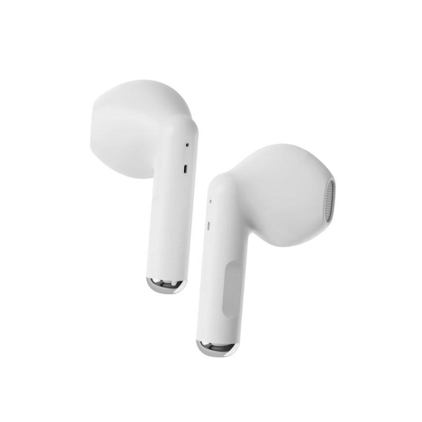 Niceboy Beans 4 - Auricolari wireless 300 mAh + 2x 35 mAh IPX4 bianco