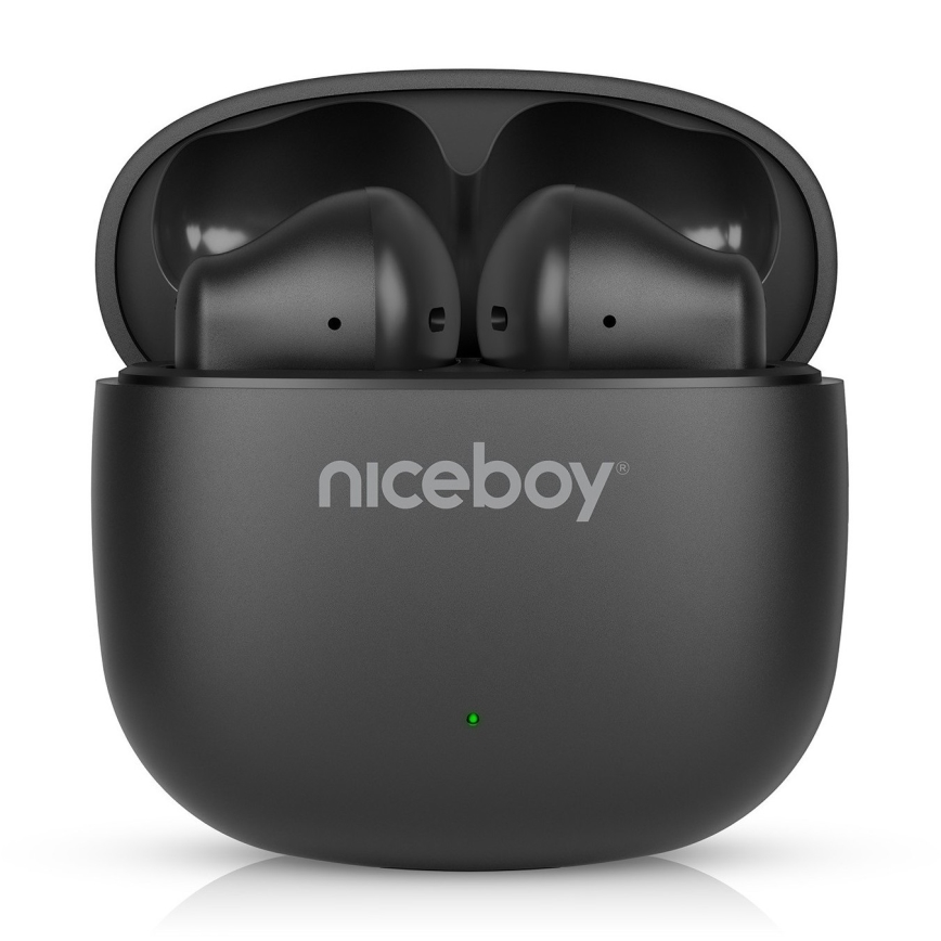 Niceboy Beans 4 POP - Auricolari senza fili 200 mAh + 2x 30 mAh IPX4 nero