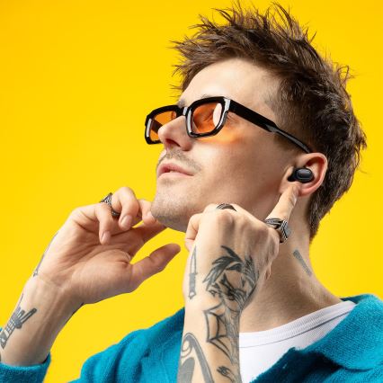 Niceboy HIVE Podsie 4 - Cuffie wireless IP54 nero