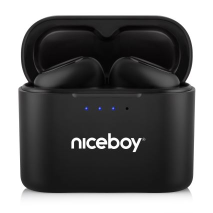 Niceboy HIVE Podsie 4 - Cuffie wireless IP54 nero