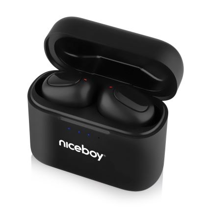 Niceboy HIVE Podsie 4 - Cuffie wireless IP54 nero