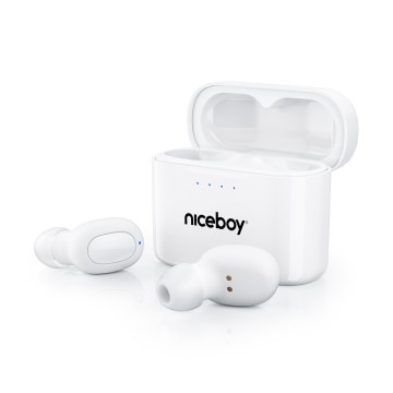 Niceboy HIVE Podsie 4 - Wireless earphones IP54 bianco