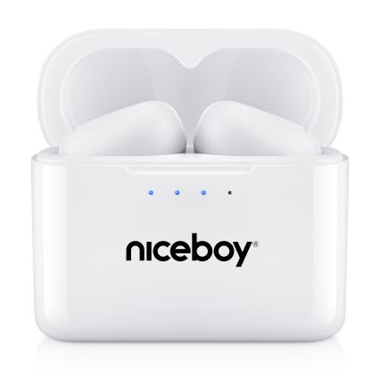 Niceboy HIVE Podsie 4 - Wireless earphones IP54 bianco