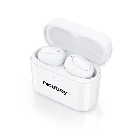 Niceboy HIVE Podsie 4 - Wireless earphones IP54 bianco