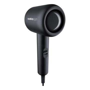 Niceboy ION AirSonic POP - Asciugacapelli 1400W/230V nero