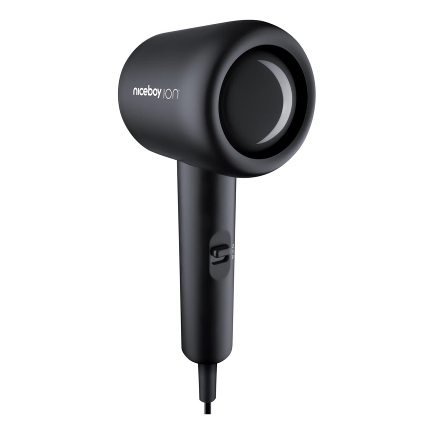 Niceboy ION AirSonic POP - Asciugacapelli 1400W/230V nero