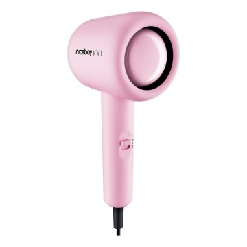 Niceboy ION AirSonic POP - Asciugacapelli 1400W/230V rosa