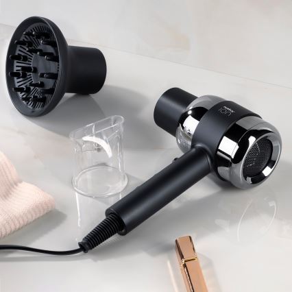Niceboy ION AirSonic PRO - Asciugacapelli 2200W/230V nero