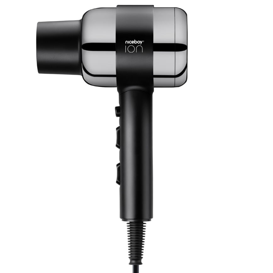 Niceboy ION AirSonic PRO - Asciugacapelli 2200W/230V nero
