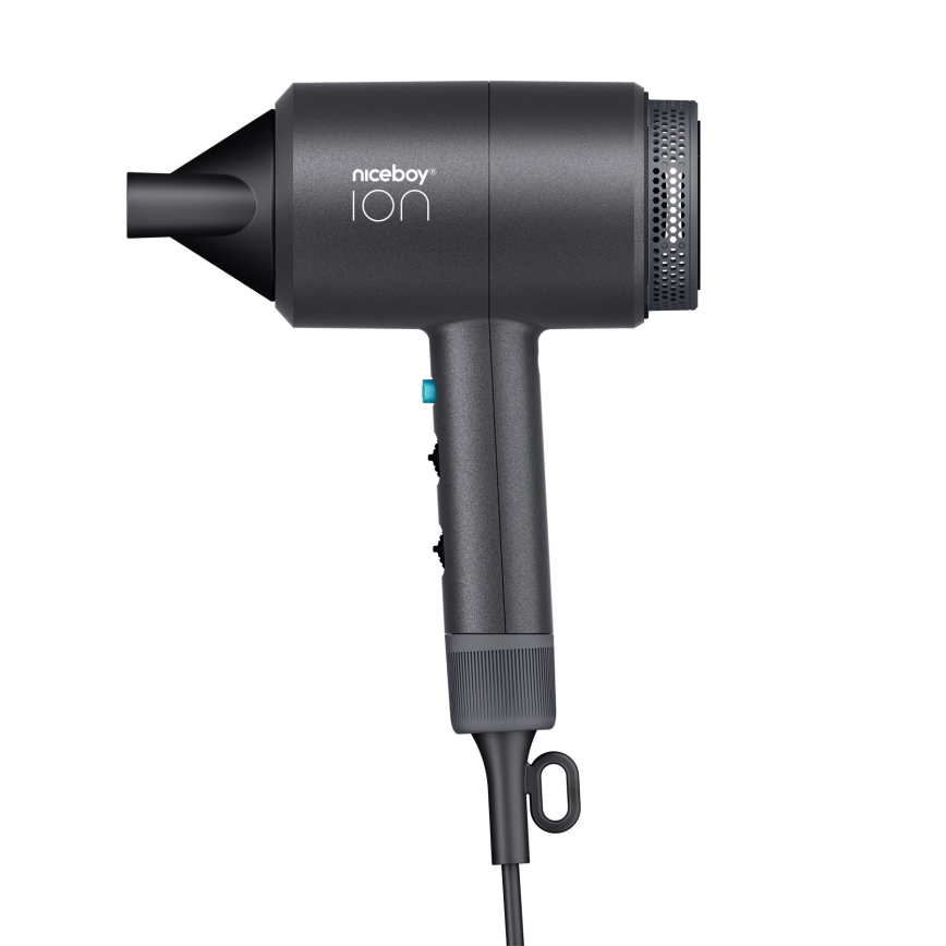 Niceboy ION AirSonic STAR - Asciugacapelli 2100W/230V nero