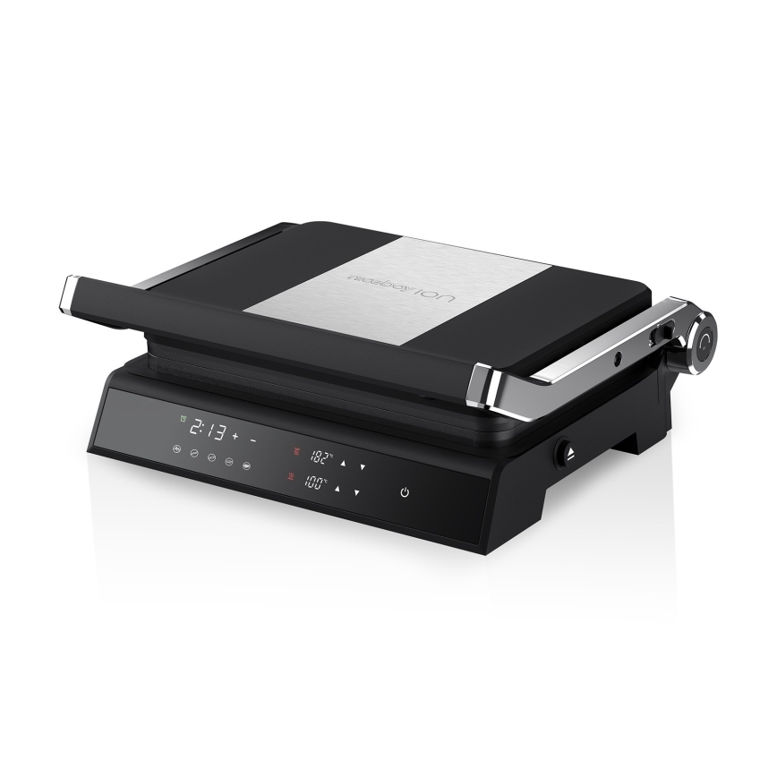 Niceboy ION Grillmaster - Griglia a contatto 2000W/230V nero/cromo opaco