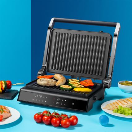 Niceboy ION Grillmaster - Griglia a contatto 2000W/230V nero/cromo opaco