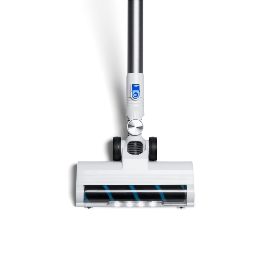 Niceboy ION Hurricane H5 - Aspirapolvere a batteria 2in1 150W/2200 mAh bianco/blu