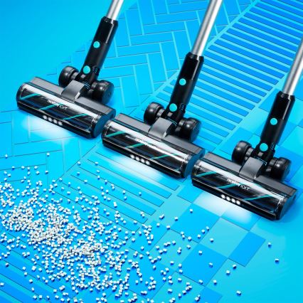 Niceboy ION Hurricane H9 - Aspirapolvere a bastone wireless flessibile 2 in 1 400W/2200 mAh nero