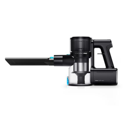 Niceboy ION Hurricane H9 - Aspirapolvere a bastone wireless flessibile 2 in 1 400W/2200 mAh nero