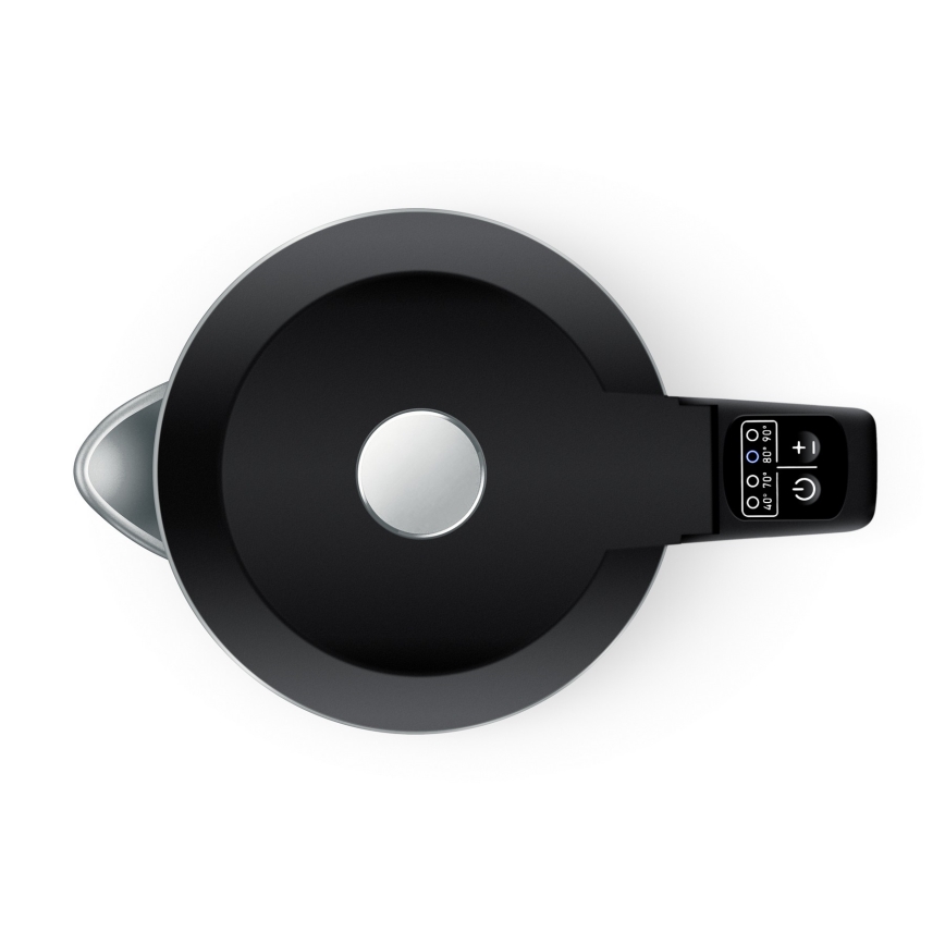Niceboy ION SmartKettle - Bollitore smart con termoregolazione 1,7 l 2200W/230V Wi-Fi nero