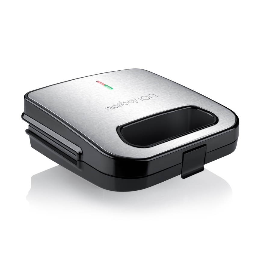 Niceboy ION Snacker S1 - Macchina per i panini 750W/230V cromo opaco/nero