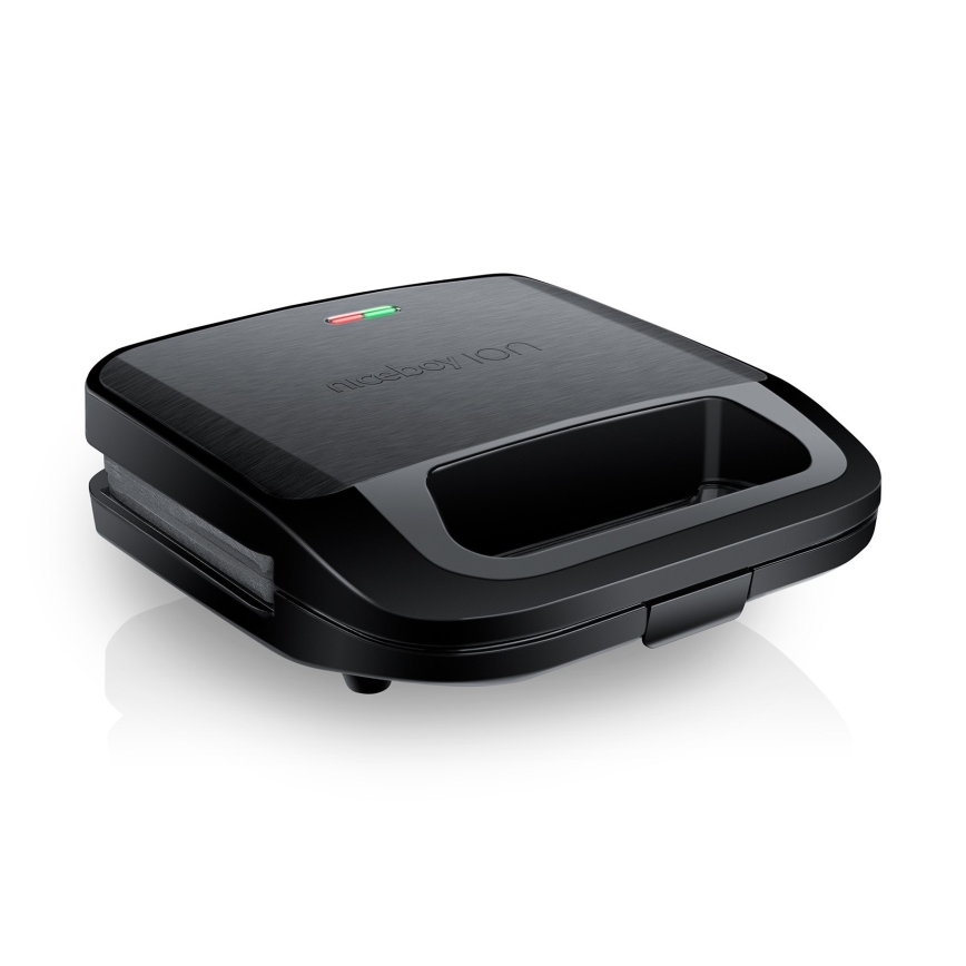 Niceboy ION Snacker S3 - Macchina per i panini 3in1 750W/230V acciaio inossidabile/nero