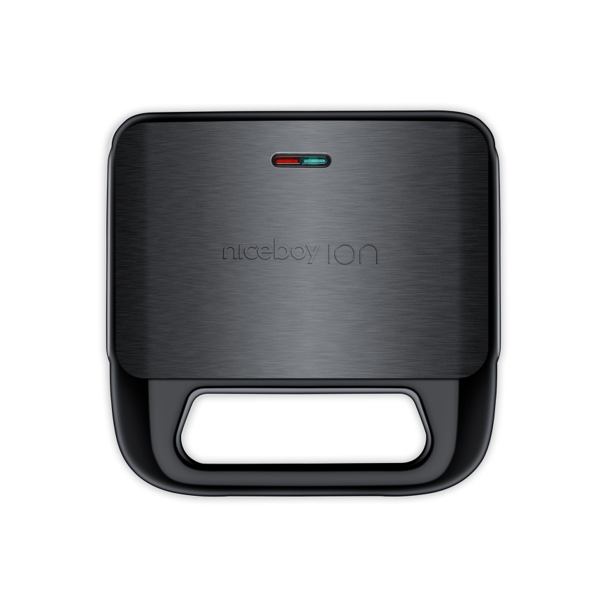 Niceboy ION Snacker S3 - Macchina per i panini 3in1 750W/230V acciaio inossidabile/nero