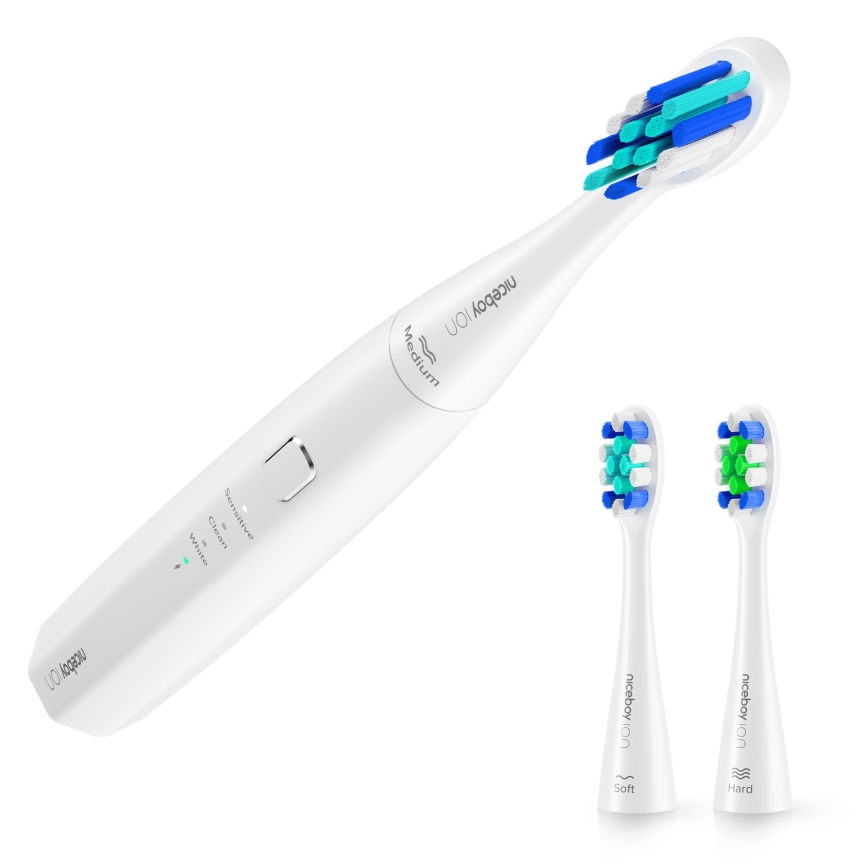 Niceboy ION Sonic Lite - Spazzolino sonico IPX7 bianco