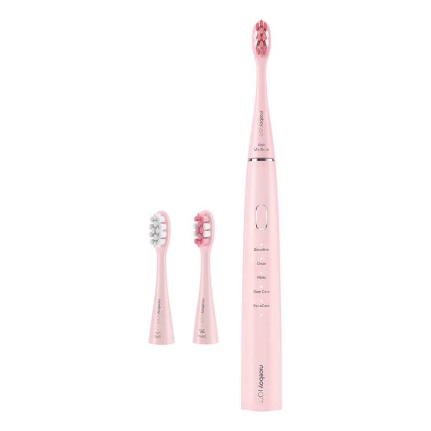 Niceboy ION Sonic - Spazzolino sonico IPX7 rosa