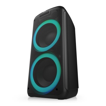 Niceboy PARTY Boss 2 - LED Autoparlante wireless con microfono e power bank funzione 200W/4500 mAh + telecomando