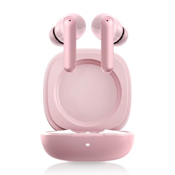 Niceboy Pins 4 PRO - Auricolari wireless con ANC, 380 mAh + 2x 35 mAh, IP54, rosa