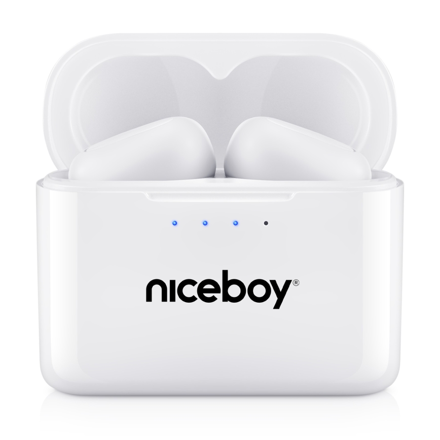 Niceboy Podsie 4 - Wireless earphones IP54 bianco