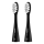 Niceboy - SET 2x Testa di ricambio Soft per spazzolino ION Sonic e SmartSonic nero