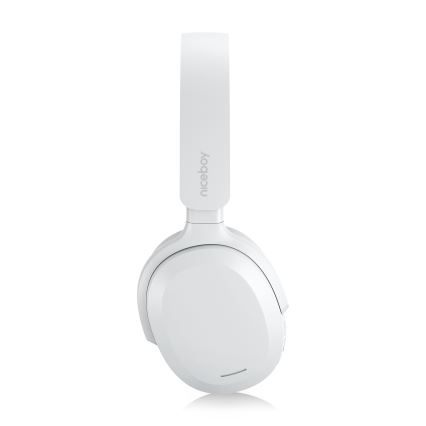 Niceboy Sora - Cuffie wireless con microfono 250 mAh IPX4 bianco