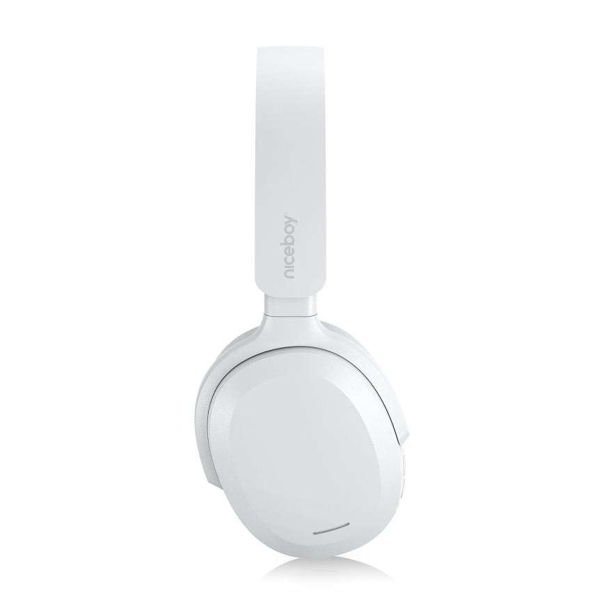 Niceboy Sora - Cuffie wireless con microfono 250 mAh IPX4 bianco