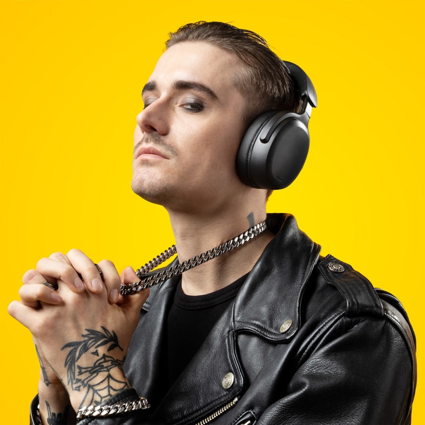 Niceboy Sora - Cuffie wireless con microfono 250 mAh IPX4 nero
