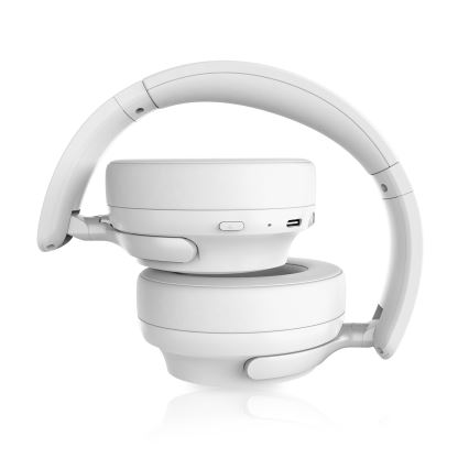 Niceboy Stellar - Cuffie wireless con microfono e ANC 400 mAh IPX4 bianco
