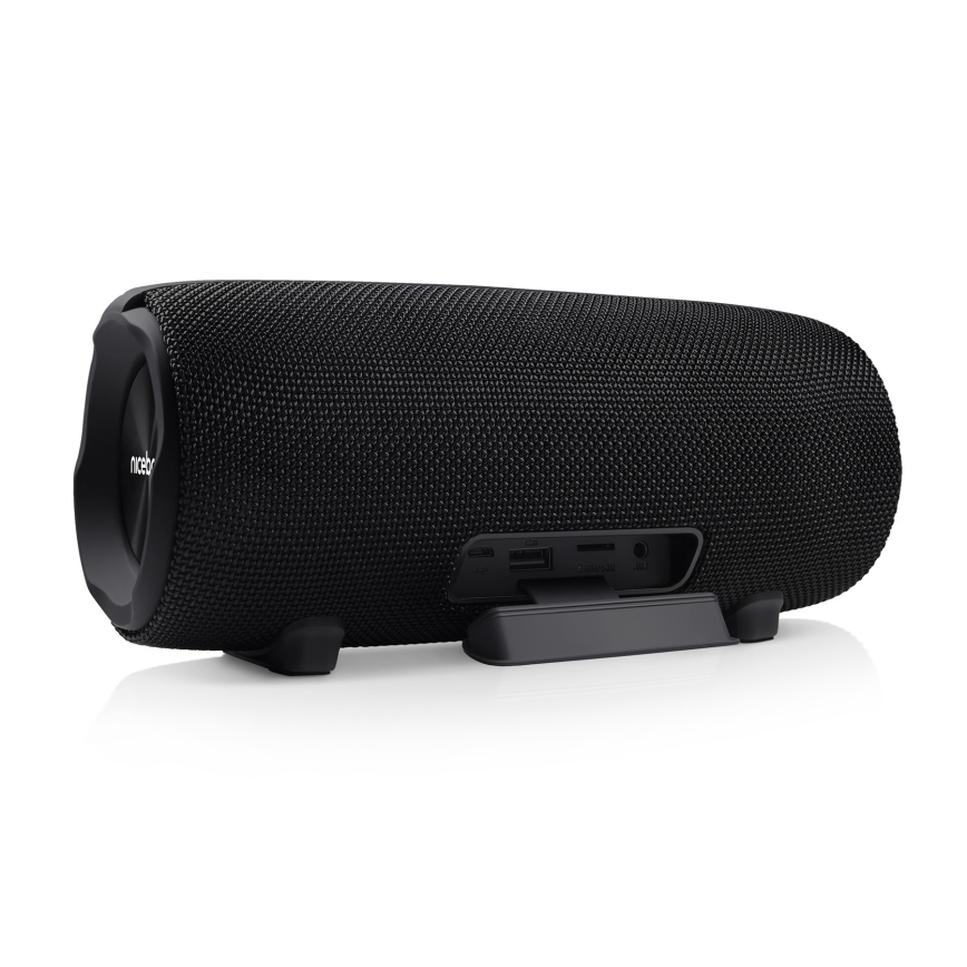 Niceboy Titan 4 - LED Autoparlante wireless con microfono e power bank funzione 50W/4000 mAh IPX7 nero