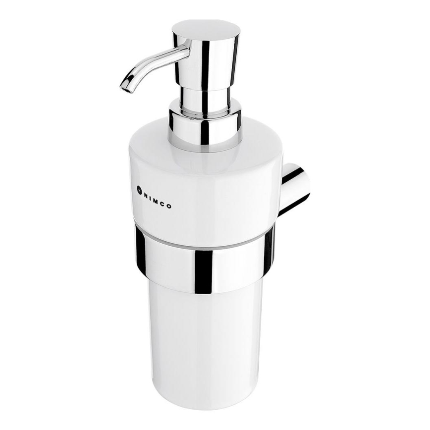 NIMCO BR 11031KN-26 - Distributore di sapone a parete BORMO 300 mm bianco/cromo lucido