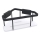 NIMCO Ki-14003-B-90 - Mensola a muro per doccia KIBO opaco nero/bianco