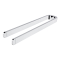 NIMCO NK 30098-26 - Appendiabiti da parete NIKAU 39 cm cromo lucido