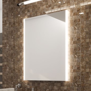 NIMCO ZP 11001 - Specchio da bagno retroilluminato LED/21W/230V 6500K 70x50 cm IP44