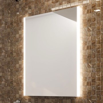 NIMCO ZP 11002 - Specchio da bagno retroilluminato a LED/24W/230V 6500K 80x60 cm IP44