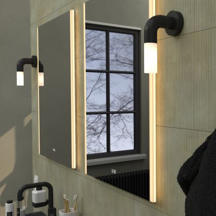 NIMCO ZP 11002VX - Specchio da bagno retroilluminato a LED dimmerabile / 24W / 230V / 3000–6500K / 80×60 cm / IP44