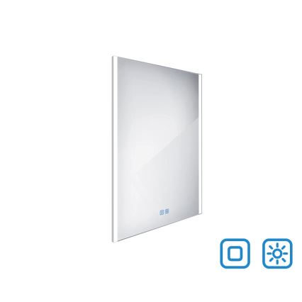 NIMCO ZP 11002VX - Specchio da bagno LED dimmerabile con retroilluminazione LED/24W/230V 3000-6500K 80x60 cm IP44