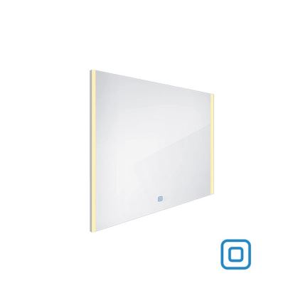 NIMCO ZP 11003V - Specchio da bagno LED dimmerabile con retroilluminazione LED/21W/230V 3000-6500K 70x80 cm IP44