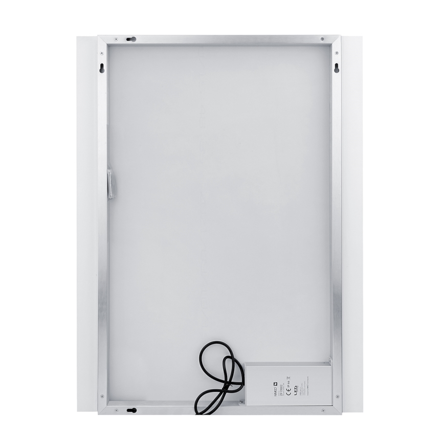 NIMCO ZP 11003V - Specchio da bagno LED dimmerabile con retroilluminazione LED/21W/230V 3000-6500K 70x80 cm IP44