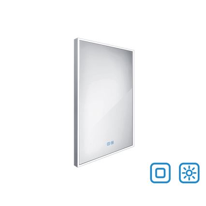 NIMCO ZP 13001VX - Specchio da bagno LED dimmerabile con retroilluminazione LED/35W/230V 3000-6500K 70x50 cm IP44